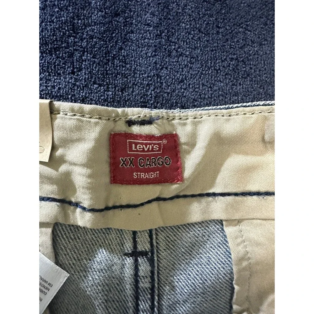 LEVI’S XX CARGO STRAIGHT Denim Jeans Blue 28x30